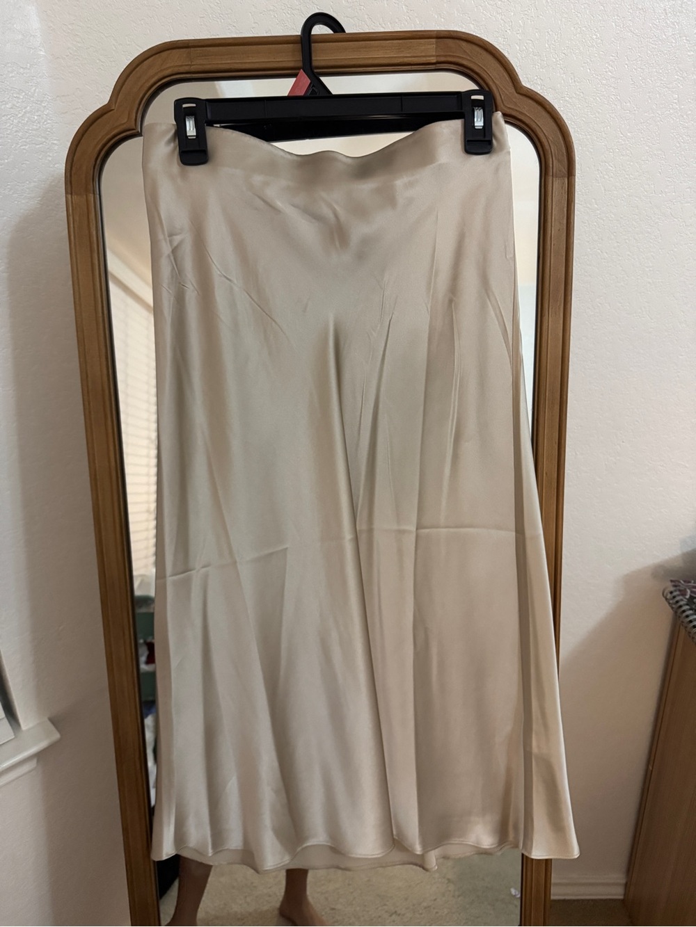 100% washable silk skirt